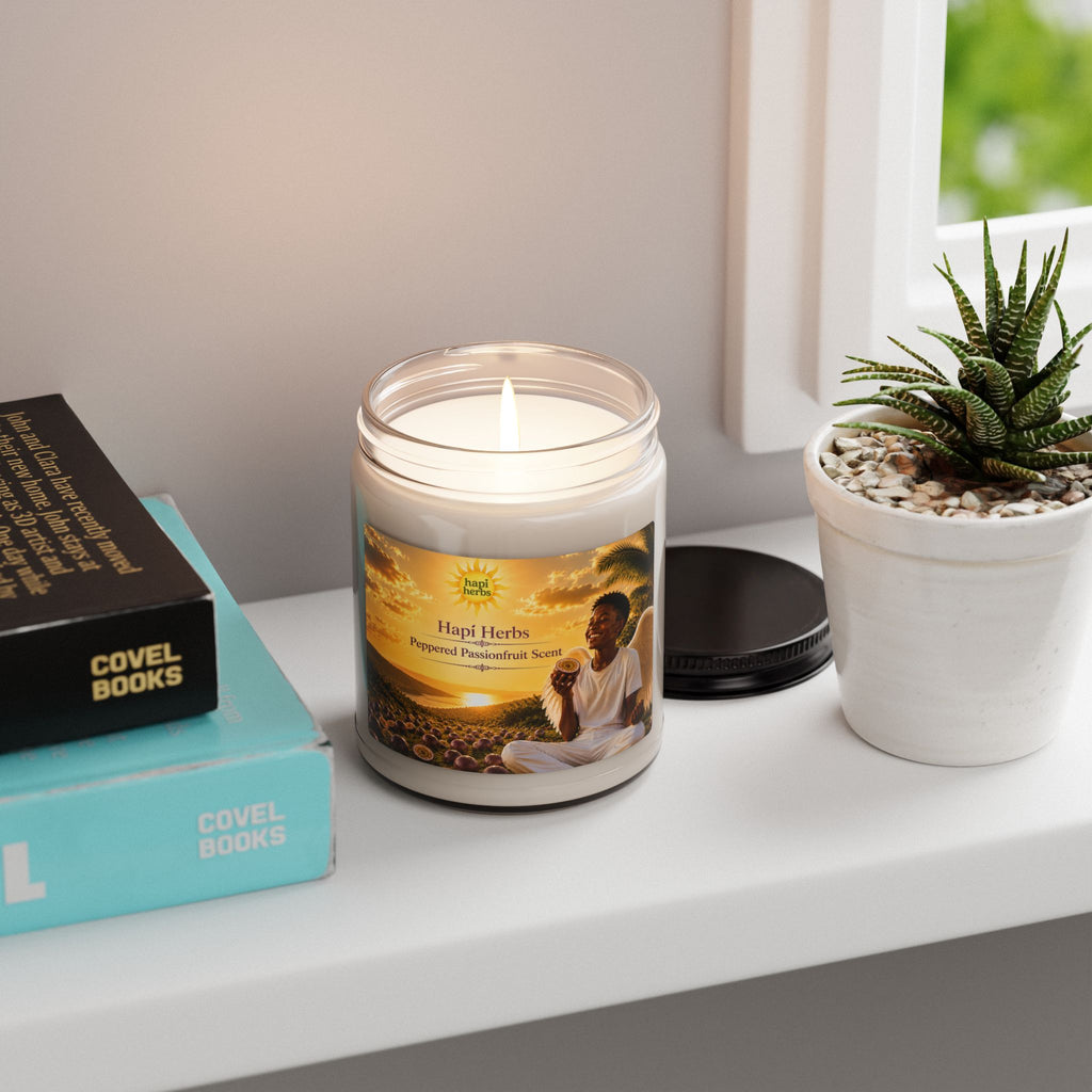 Hapi Herbs Peppered Passionfruit Scented Soy Candle